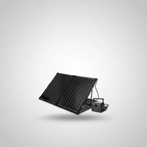 100W compact suitcase portable solar panel